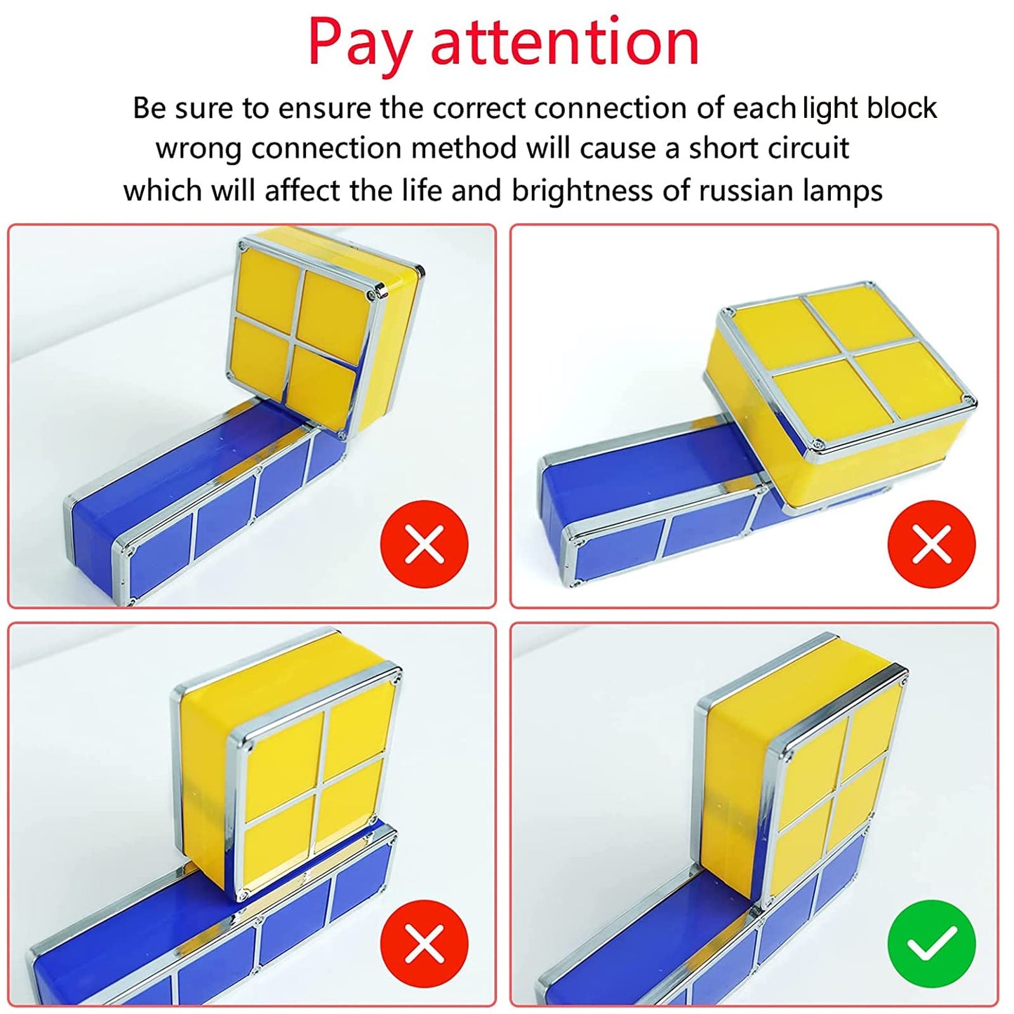 VEEKI Night Light for Kids, Stackable LED 3D Puzzle Lamp, DIY Tangram Light Blocks, Model 20, US Plug