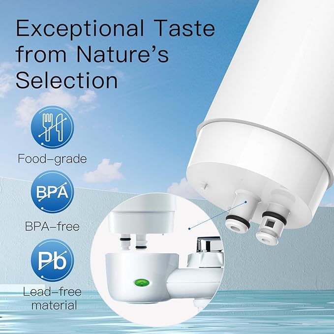 Faucets Filter Cartridge Replacement, Compatible with Brita® Faucet Water Filtration System, Brita® 36311, 36313, FR-200, FF-100