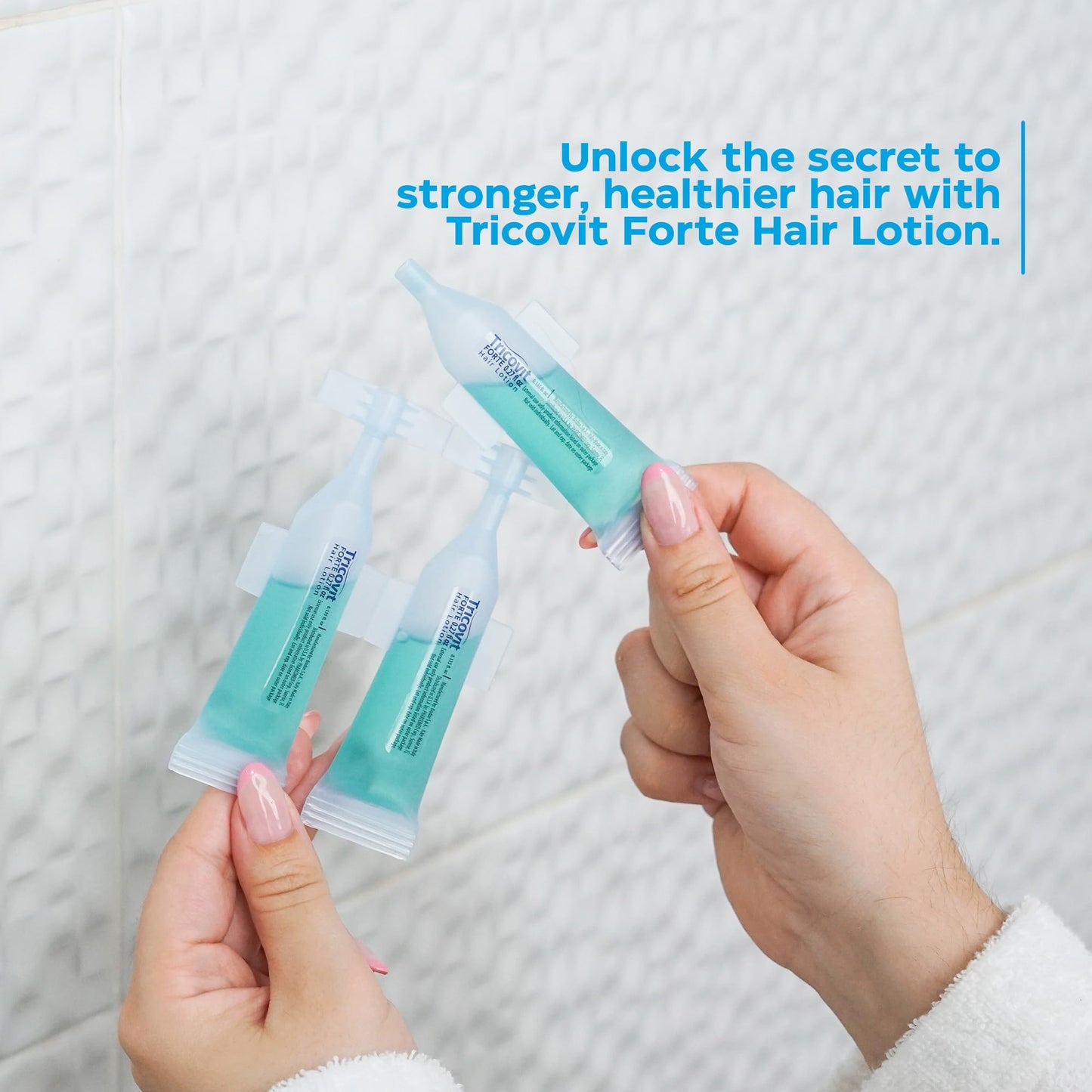 Tricovit Forte Hair Loss Treatment - Hair Growth Products for Women & Men Developed by Dermatologists - DHT Blocker & Sebum Regu