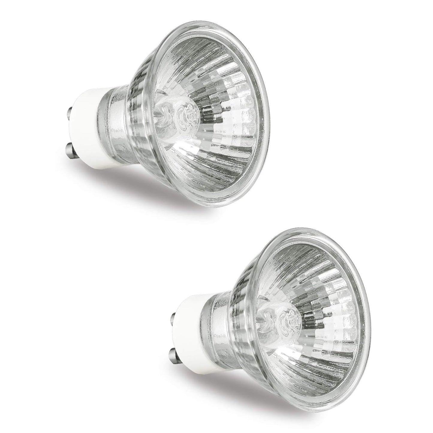 Godonlif Gu10 Halogen Bulbs, 50W, Dimmable, 2700K Warm White, Glass, Pack Of 2