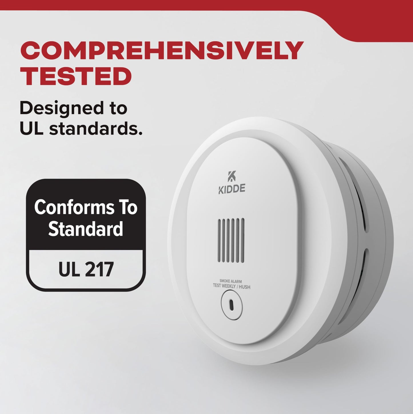 Kidde Smoke Detector, 4-Inch Compact, AA Battery Powered, 10SDR