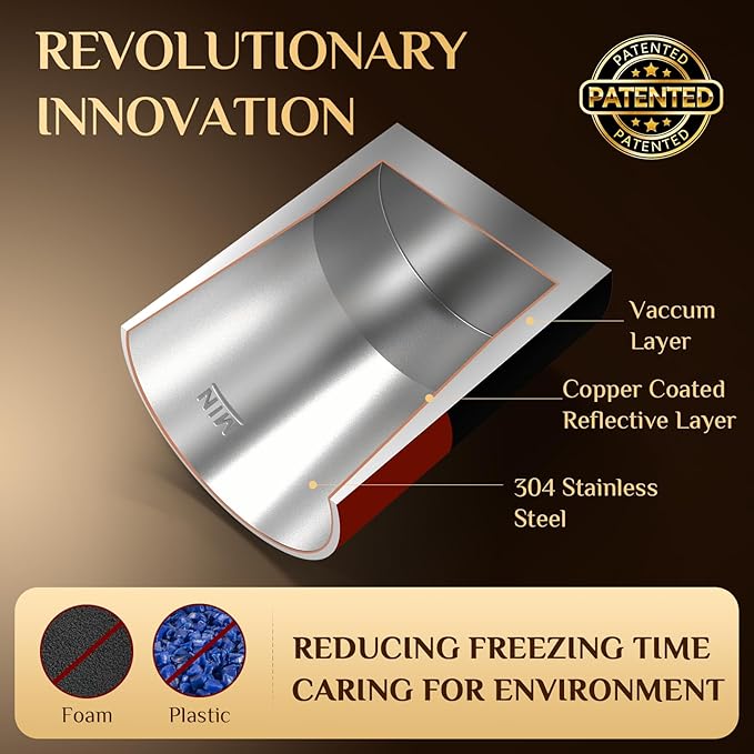 Clear Ice Cube Maker - 2.5" Ball - Stainless Steel Clear Ice Maker - Compact Design - for Whiskey, Cocktails, Bourbon - 2 PACK with Ice Tong & Ice Box