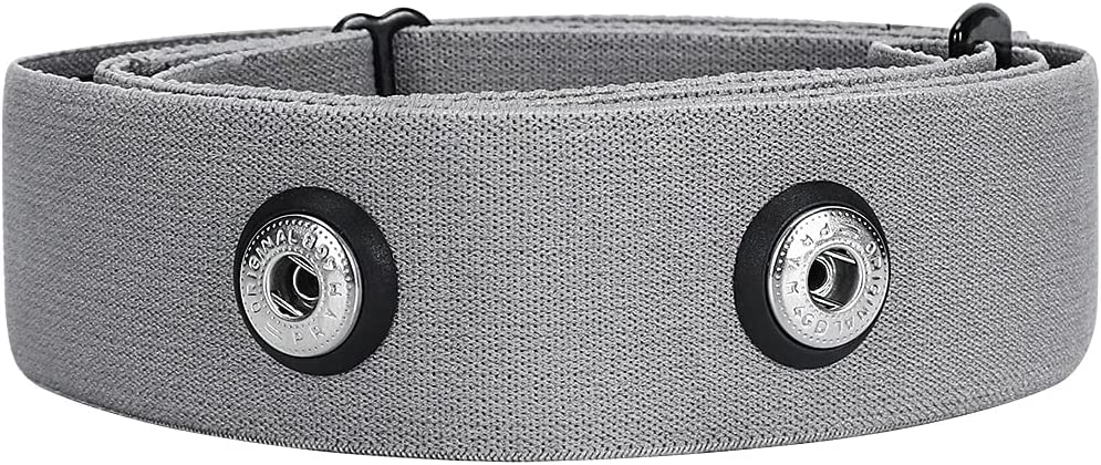 Rich Green Valley Heart Rate Monitor Chest Strap Compatible with Polar H10 H9 H7 H1 Wahoo Tickr Garmin HRM CooSpo,Black&Gray
