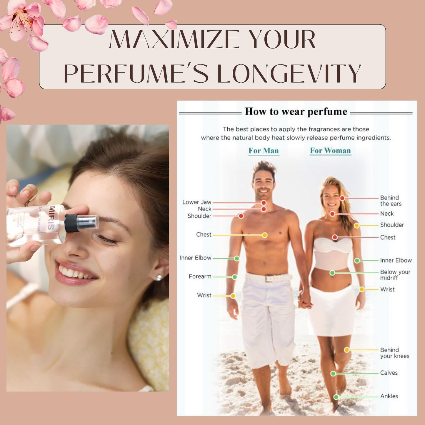 MIRIS No. 1929, Inspired by Just Different, Long-Lasting Eau de Parfum for Men, Spray 3.4 Fl Oz / 100 ml