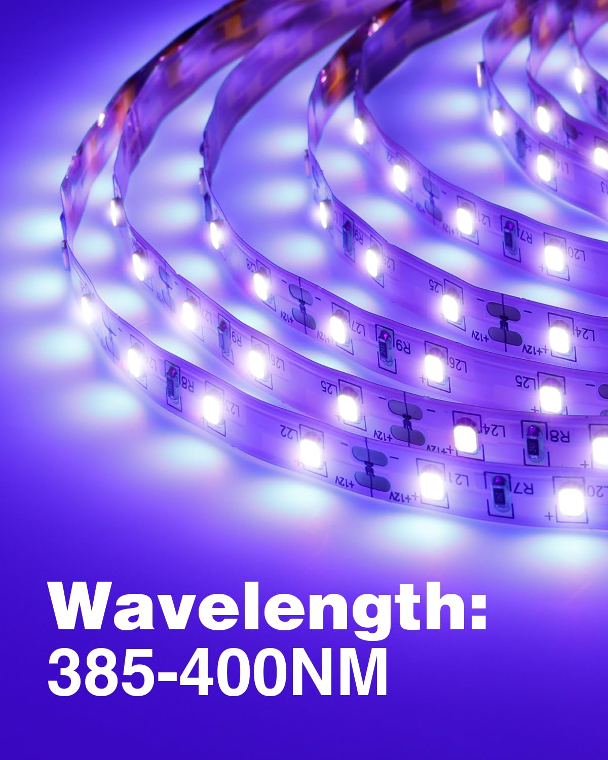 Onforu 32.8Ft Led Black Light Strip Kit, 600 Lamp Beads, 10M Flexible Non-Waterproof, Black, Model Ulsau006201