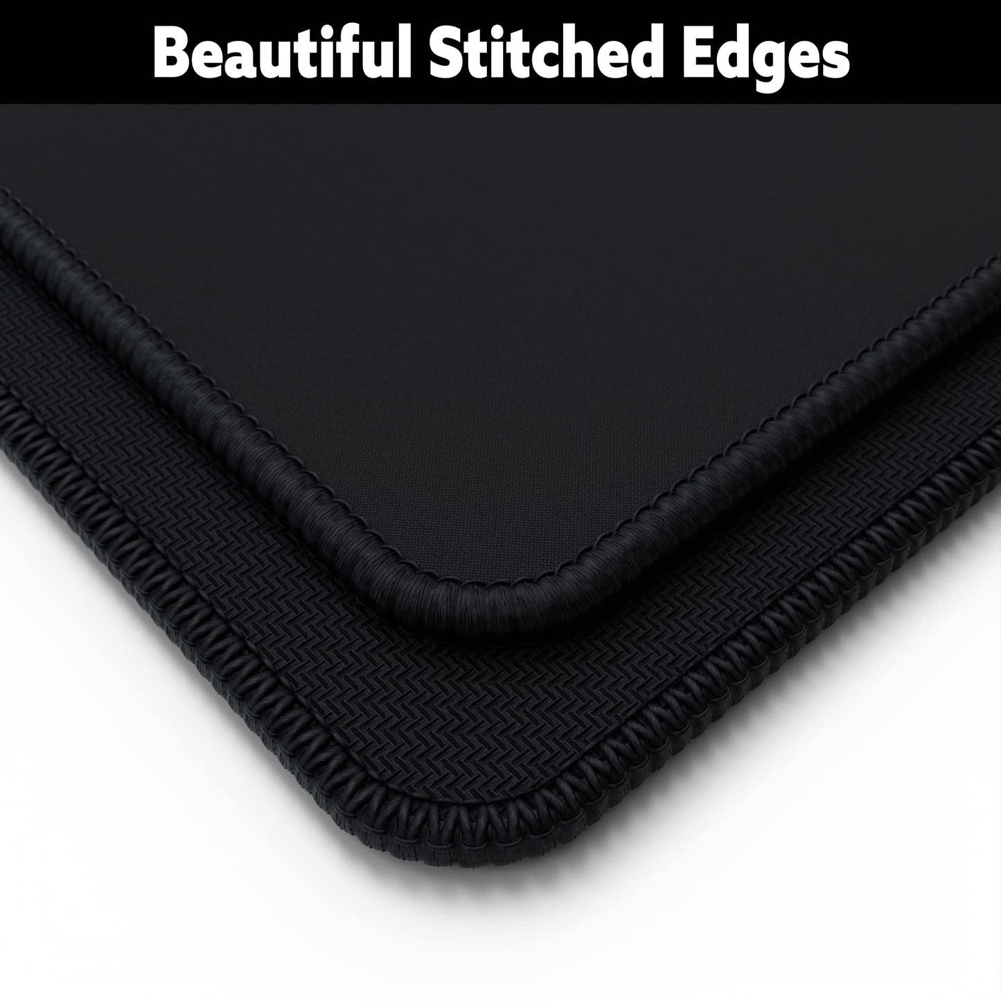 Gamer Boss - Gaming Mouse Pad - 60 x 30 Inches - 4mm Thick with Stitched Edges, Non-Slip Rubber Base, Premium Cloth Mousepad, Desk Mat for Laptop, Keyboard, Computer & PC (Giga, Black)