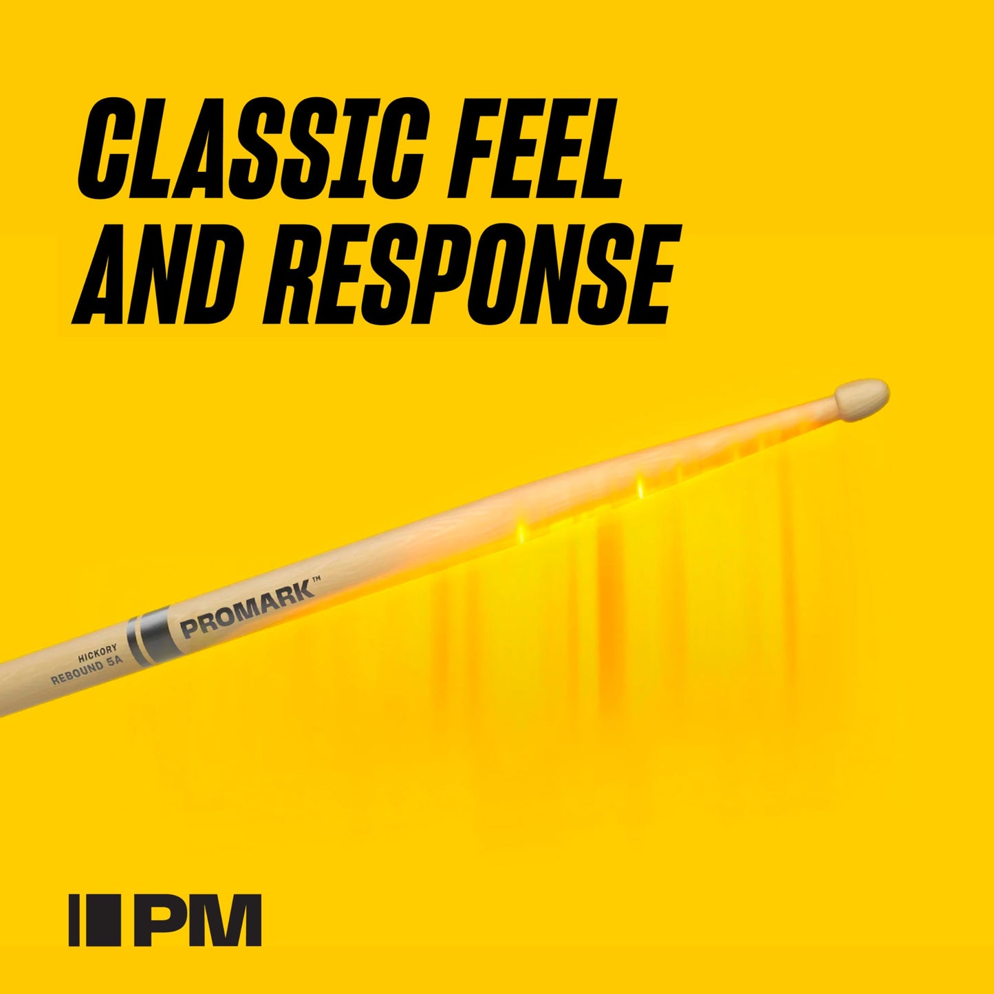 Promark Forward Rebound 7A Activegrip Drumsticks, R7Aag, Tacky Active Grip Finish, Black Drum Sticks, Acorn Tip, Hickory Wood -