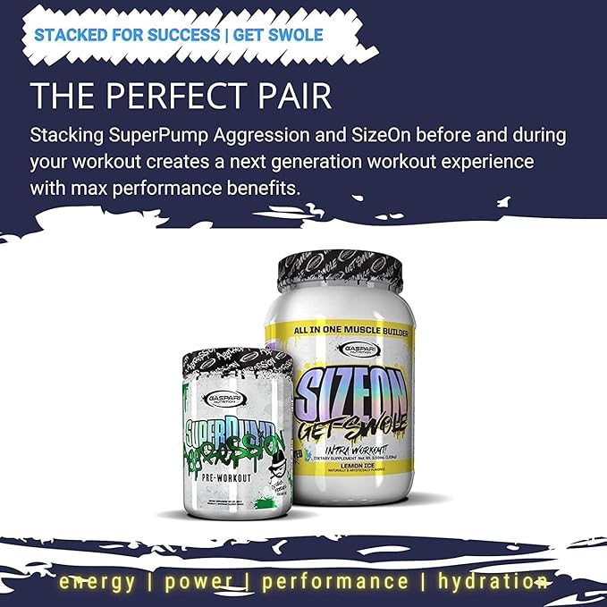 Gaspari Nutrition SizeOn, The Ultimate Hybrid Intra-Workout Amino Acid & Creatine Formula, Increased Muscle Volume & Muscle Recovery (3.59 Pounds, Mango Splash)