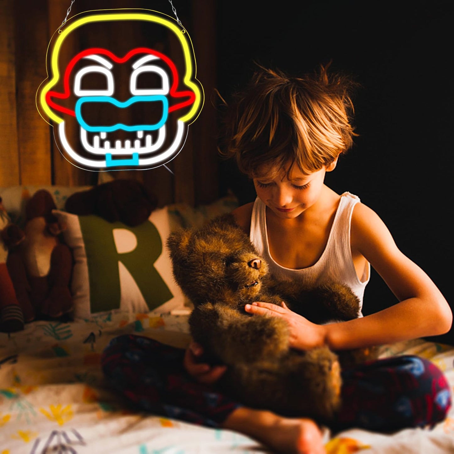 Ahlove Five Nights At FreddyS/Fnaf Glamrock Freddy Neon Signs For Wall Decor