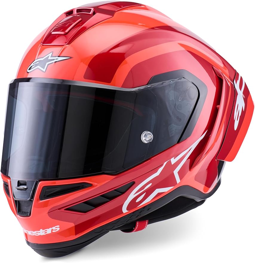 Alpinestars Supertech R10 Arius Motorcycle Helmet, Advanced Carbon Shell, ECE06/DOT
