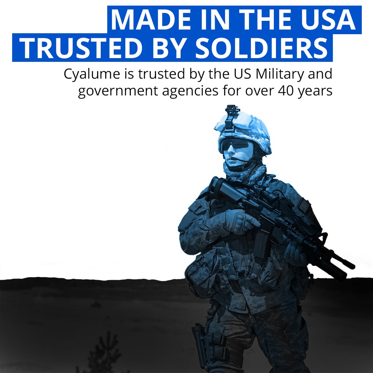 Cyalume Glow Sticks - enhanced Military Grade Lightstick, 6” Blue, 30 Pack, Plastic, 8 Hour Duration, Model 9-00733