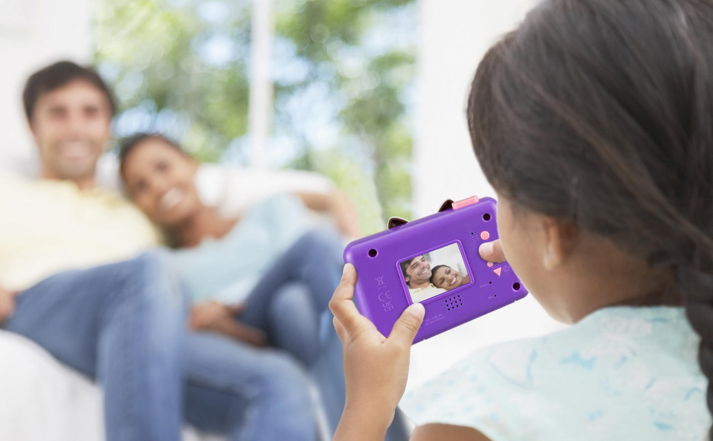 Ekids Gabbys Dollhouse Kids Camera With Sd Card, Digital Camera For Kids With Video Recording, Built-In Digital Stickers For Fan
