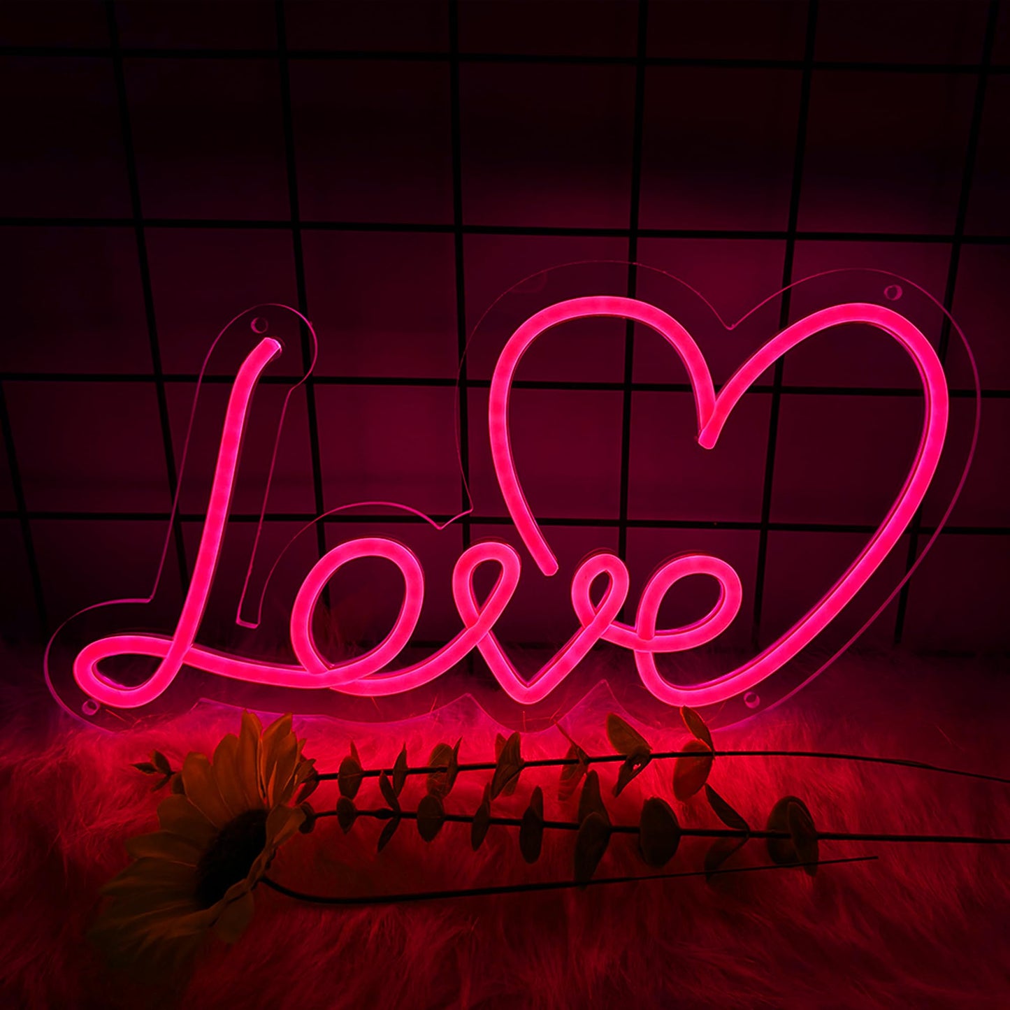 Love Neon Sign For Wall Decor  Dimmable Love Led Lights Signs Letters Signs For Wedding  Neon Light Room Decor For Party Birthday Gift Christmas Gift