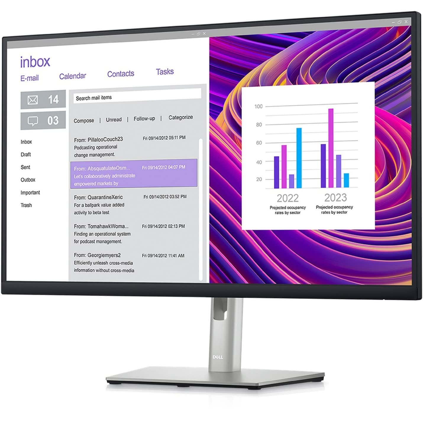 Dell P2723De 27 Qhd Wled Lcd Monitor - 16:9 - Black, Silver