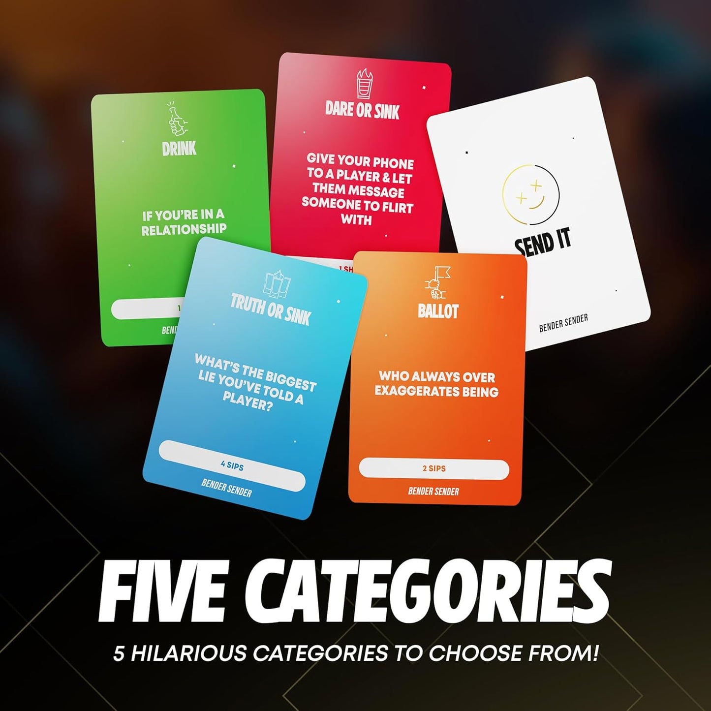 – Party Card Game for Adults 21+ | 500+ Bold Challenges & Icebreakers | Girls Night, College Game, Adult Gatherings