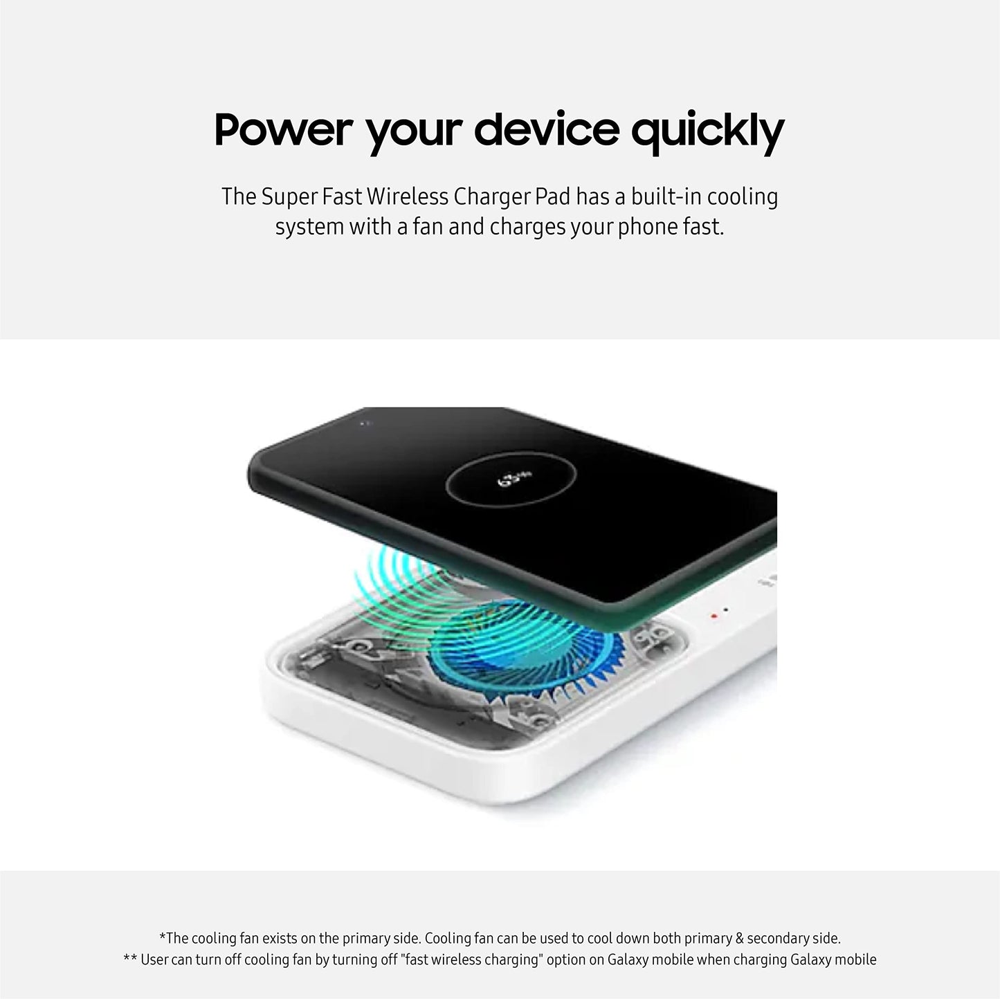 Samsung 15W Wireless Charger Duo W/Usb C Cable, Charge 2 Devices At Once, Cordless Super Fast Charging Pad For Galaxy Phones And