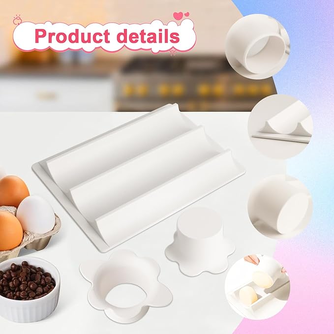 Cake Pop Molds with 1.5 Inch Tray, 3D Printed Round Cake Pop Cutter and Pusher, Circle Biscuit Maker Mold Set, Dual-Cavity Cake Pop Tray, Baking Molds Kit for Parties, Wedding,Home Desserts Making
