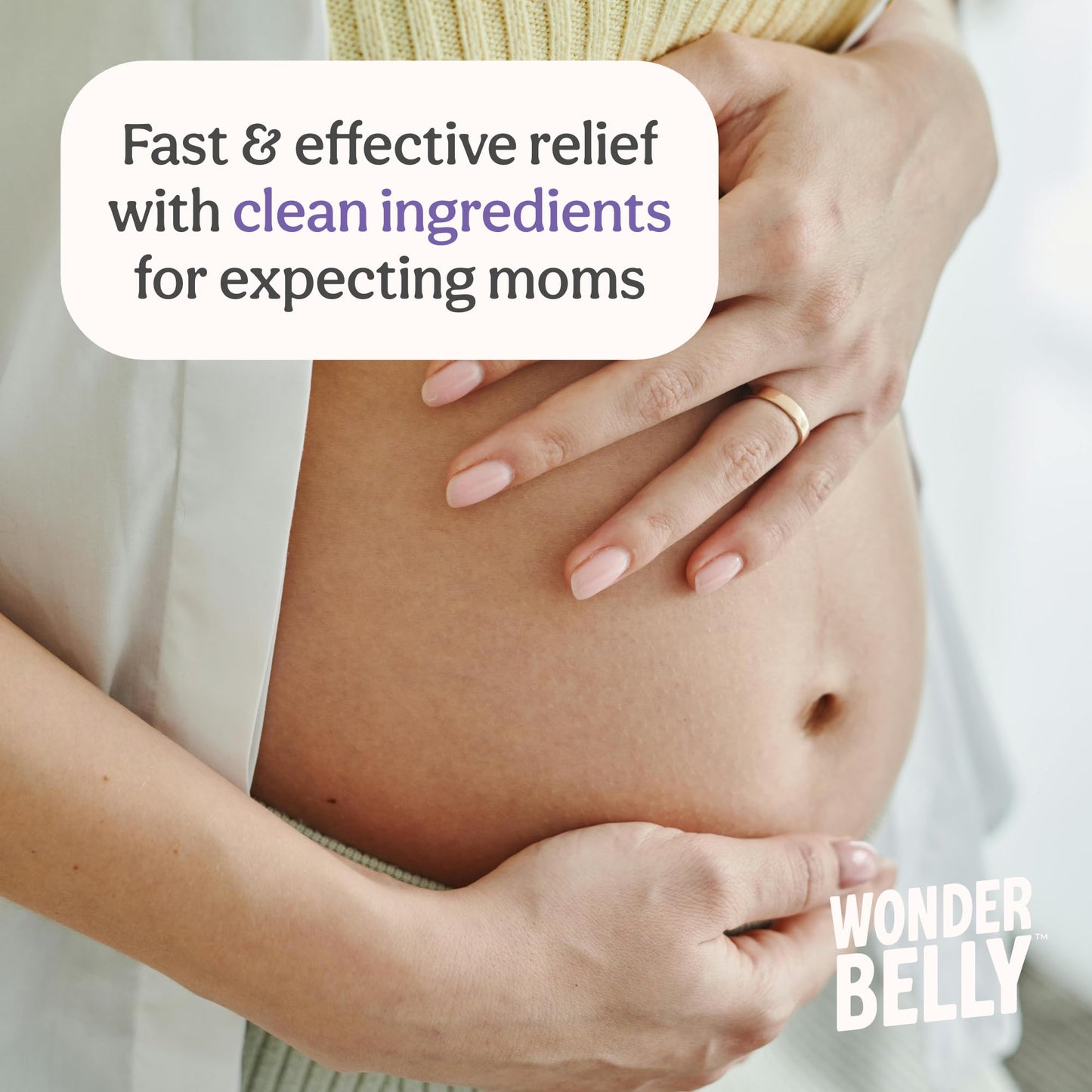Wonderbelly Antacid, Effective Heartburn and Instant Acid Indigestion Relief, Extra Strength Chewable Tablets, 1000 mg Calcium Carbonate, No Talc or Dye, Sweet Mint, 120 Count