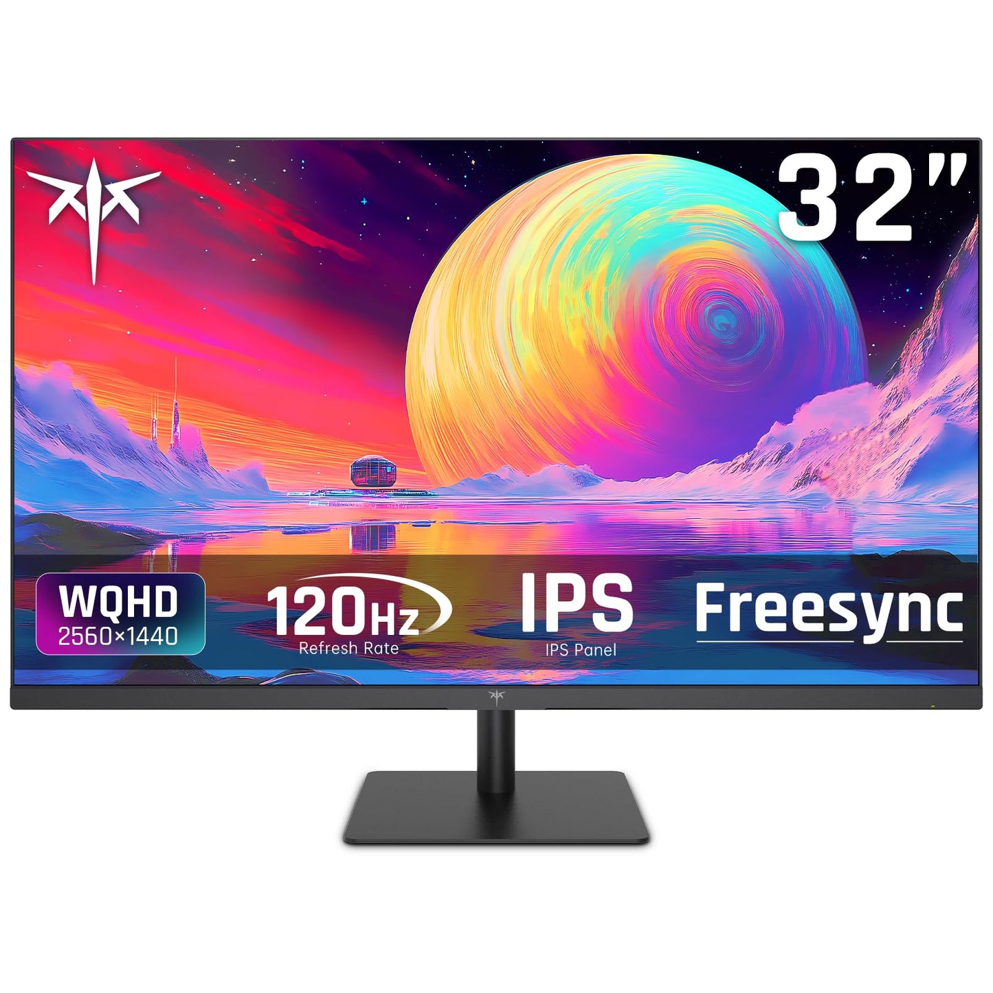 KTC 32 Inch 2K Computer Monitor, IPS 1440p Monitor with Ultra-Thin Bezels, HDR10, Freesync/G-sync, HDMI/DP Ports, Tilt Adjustable, Eyecare, Ideal for Business, Office, and Casual Gaming