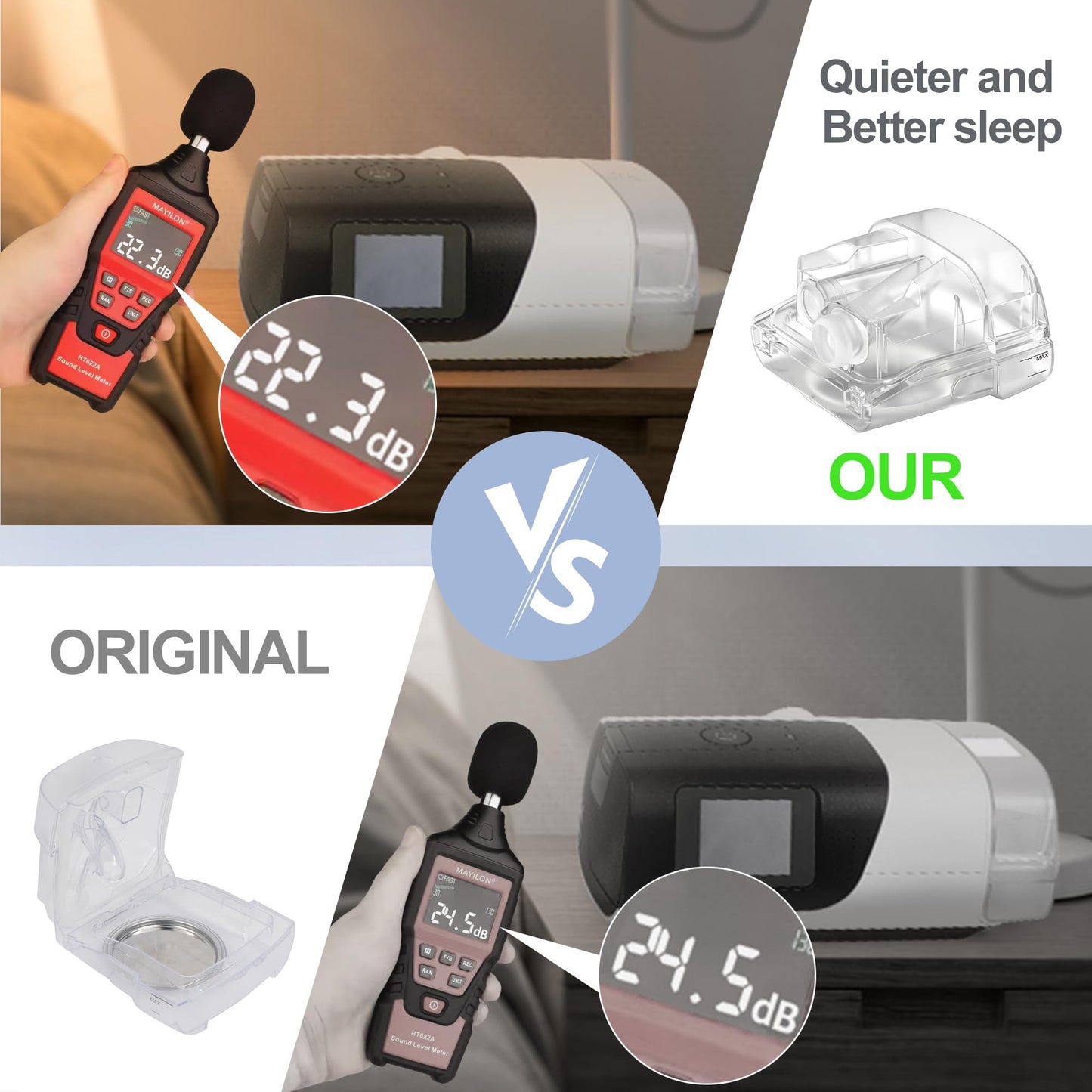 Improved Water Chamber for AirSense 11, HumidAir Water Tub for S11 Series, 340ml Upgraded Humidifier Tub Container,Great-Value CPAP Supplies by Medihealer.