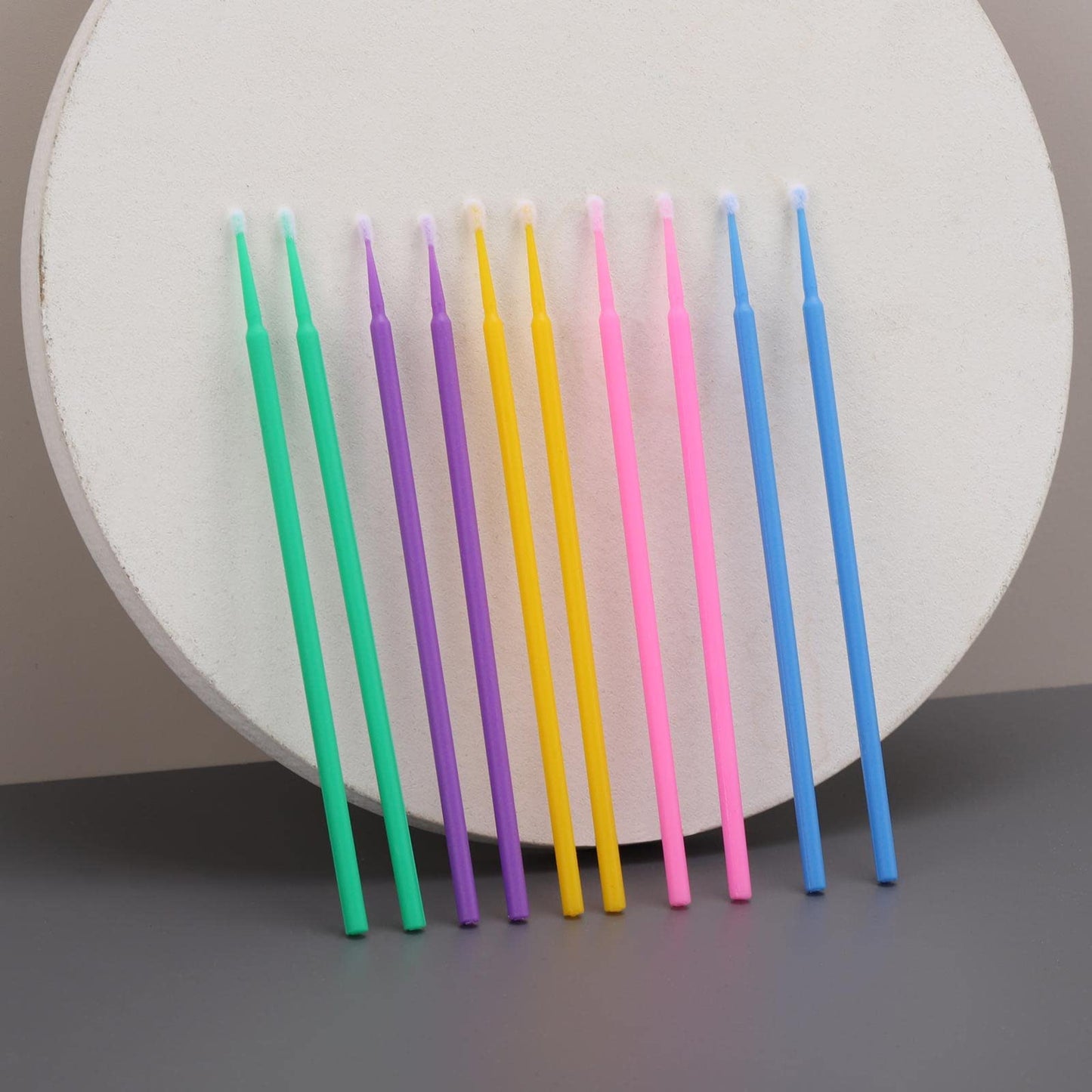 BTYMS 1000 Count Dental Applicators Microbrush Micro Swabs for Eyelash Extensions