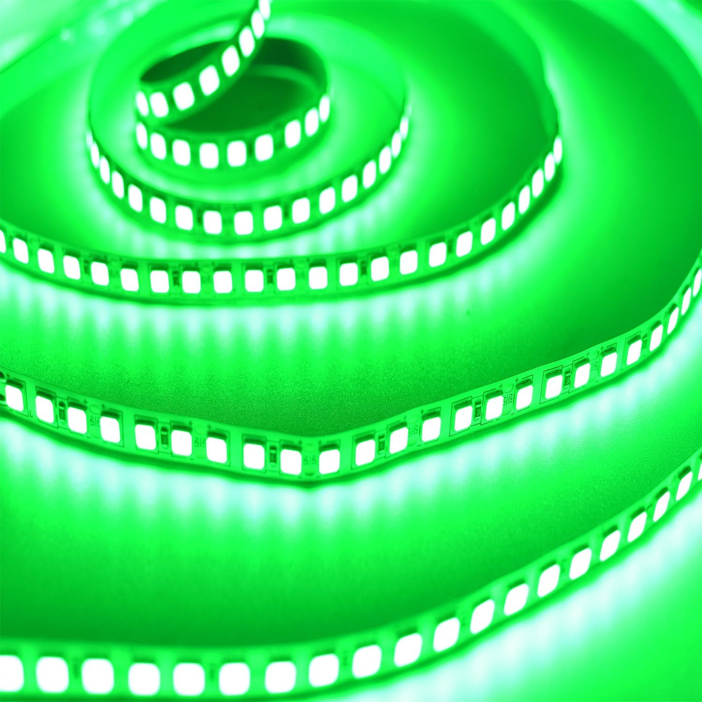 SUYOOULIN LED Light Strip 16.4ft 600 SMD 5054 LEDs Waterproof IP65 Green