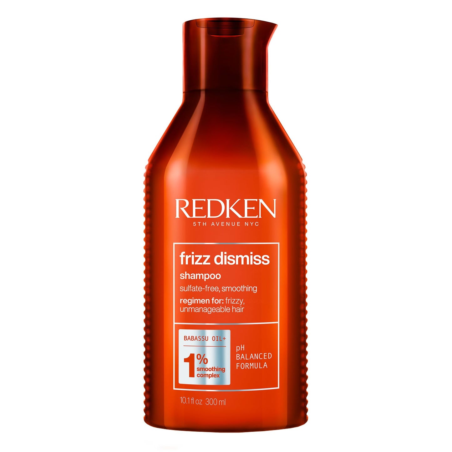 Redken Frizz Dismiss Shampoo | Sulfate Free Shampoo For Frizzy Hair | Gently Cleanses, Smooths, and Adds Shine | Weightless Long