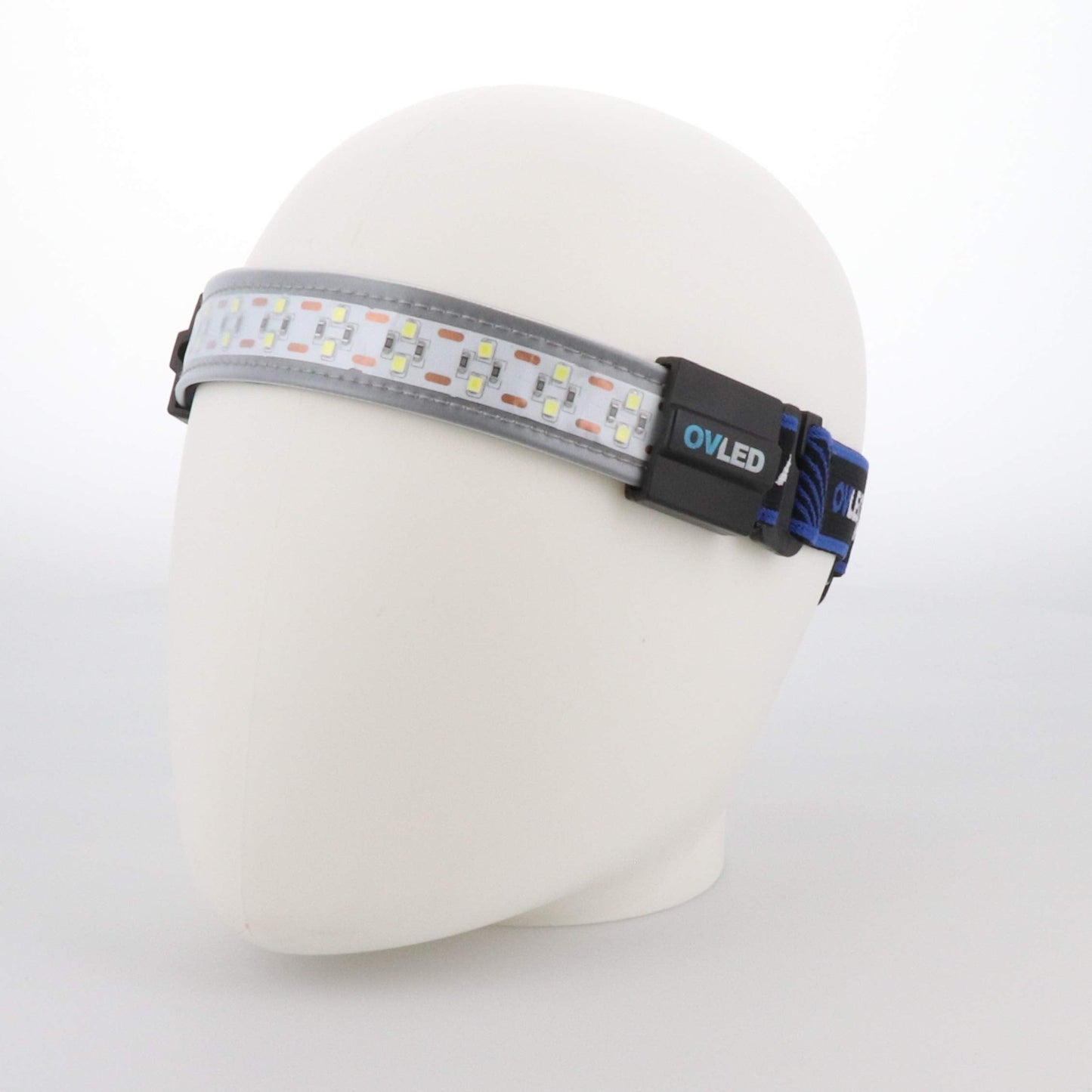 Optimal Ventures LED Headlamp, 300 Lumens, Nylon, Model 802100, Blue, AAA Battery Powered, Best Rated for Running and Camping