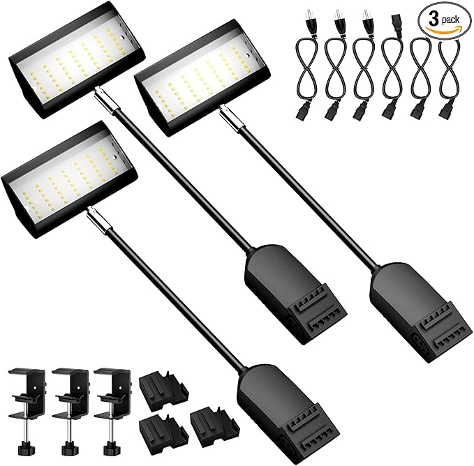 Trade Show Booth Lights, LED Display Lighting For Trade Shows,Portable Exhibit Arm Lighting,Connectable Craft tradeshow Li...