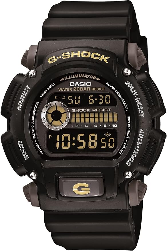 Casio DW9052 Series | Men’s Digital Watch | G-Shock | 1/100 SEC Stop Watch | Countdown Timer | LED Light | 200M WR | Shock...