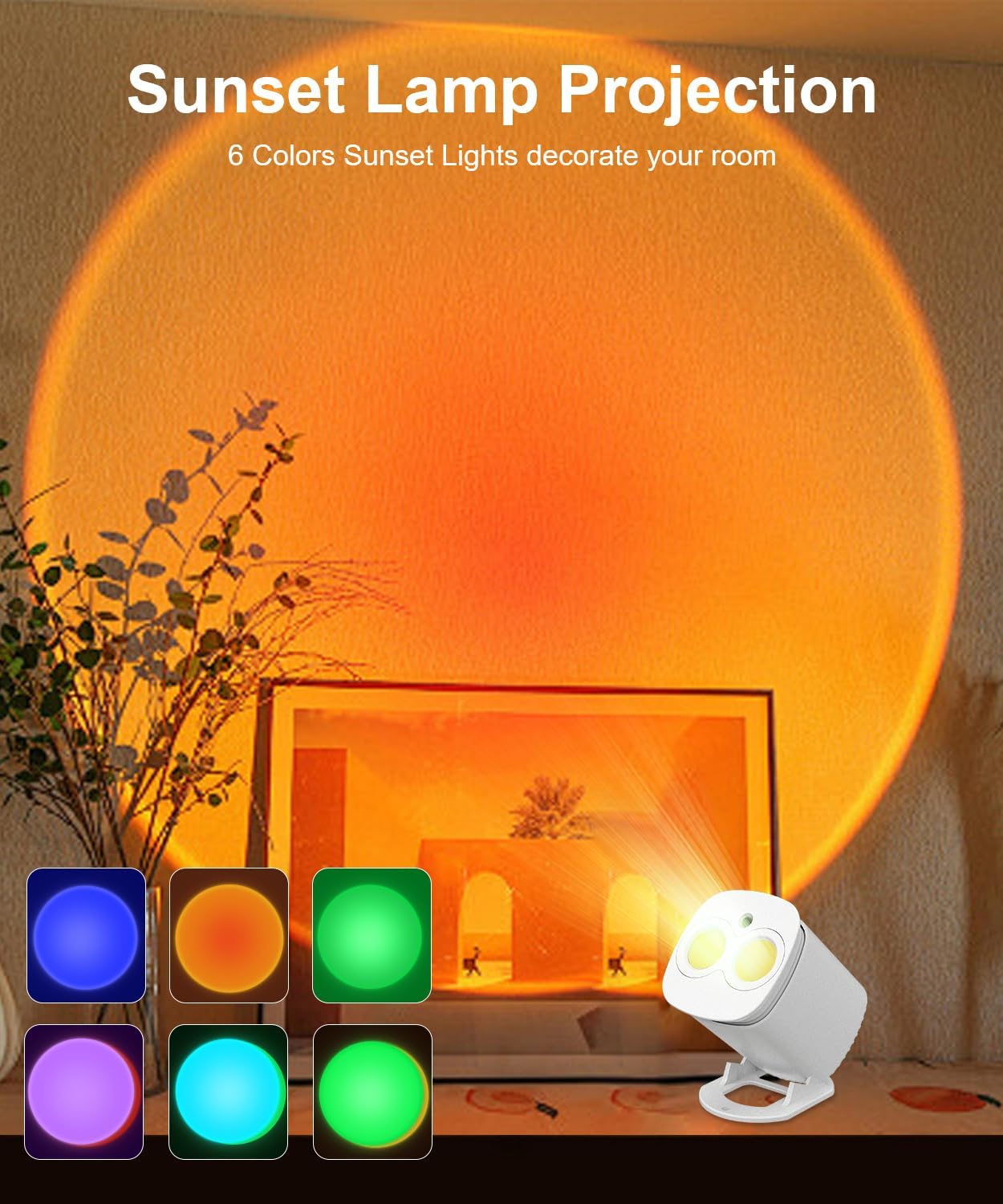 MuliVid Galaxy Projector with Timer & Remote, 55 Lighting Modes, White, Model UGL25040101