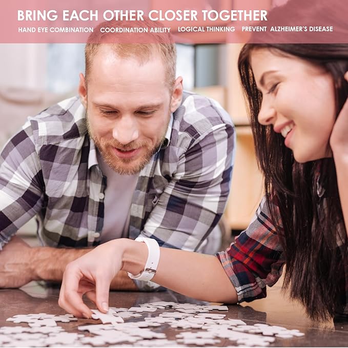 MOMIBOOK 1000 Piece Puzzle for Adults Jigsaw Puzzles of All Flowers Come to You, Painting Image Difficult Challenging Hard Impossible Puzzle Unique Funny Party Valentine's Christmas Birthday Gifts