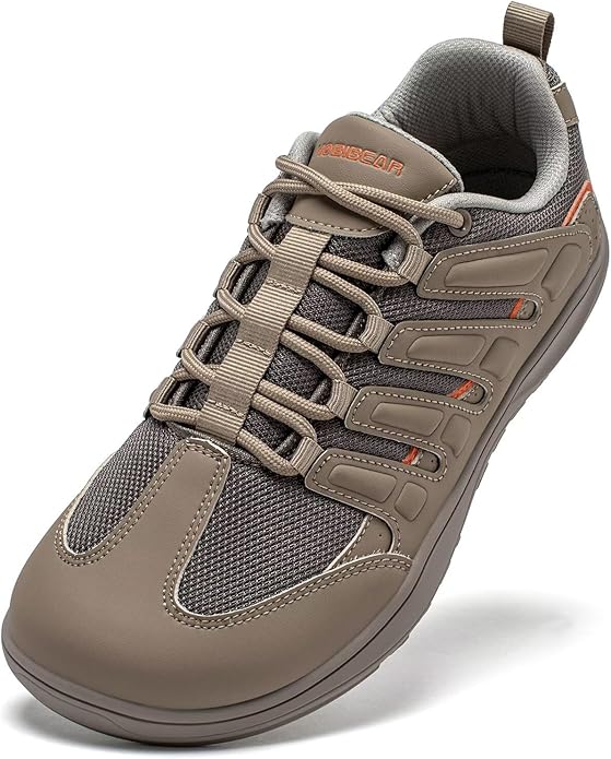 HOBIBEAR Barefoot Shoes Mens | Wide Toe Box | Comfortable Outdoor Minimalist Trail Running Sneaker