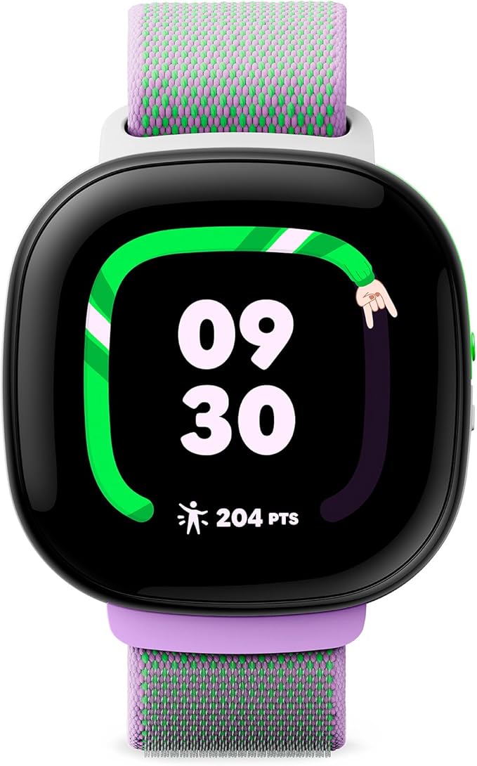 Fitbit Google Ace LTE - Kids Smartwatch with Call, Message, GPS, and Activity-Based Games, Ace Pass Data Plan Required - S...