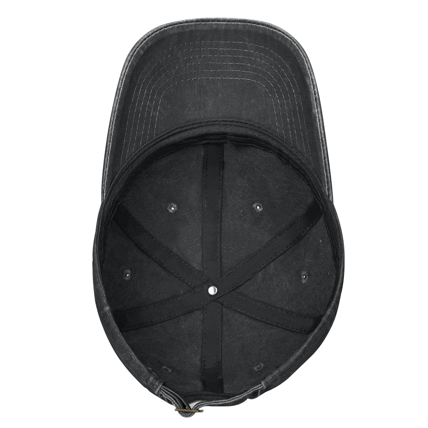 Turtle Baseball Cap Cotton Washed Denim Ball Hat Fashionable Adjustable Tortoise Cap for Men Women