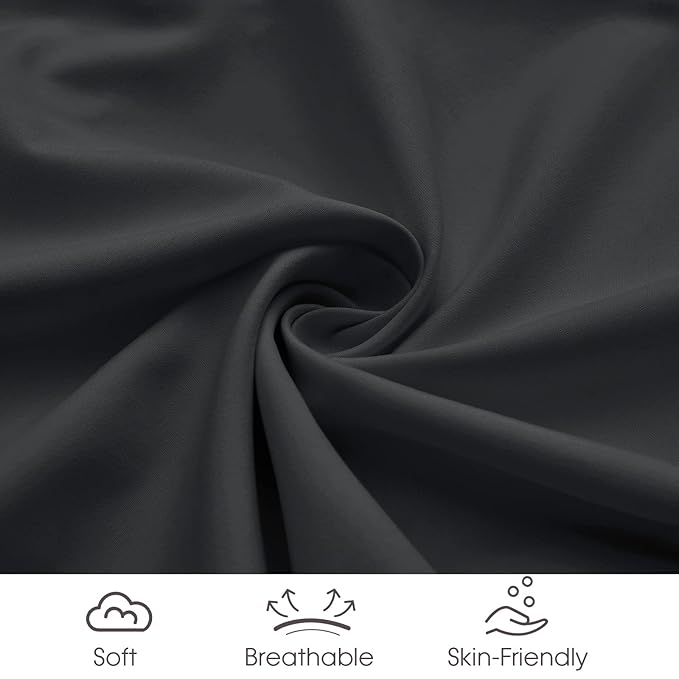 david's Kids 3 Pack Changing Pad Cover Set, Ultra Soft Breathable Cozy Microfiber Diaper Change Table Sheets for Baby Girls, Fit Most Changing Pads, Black