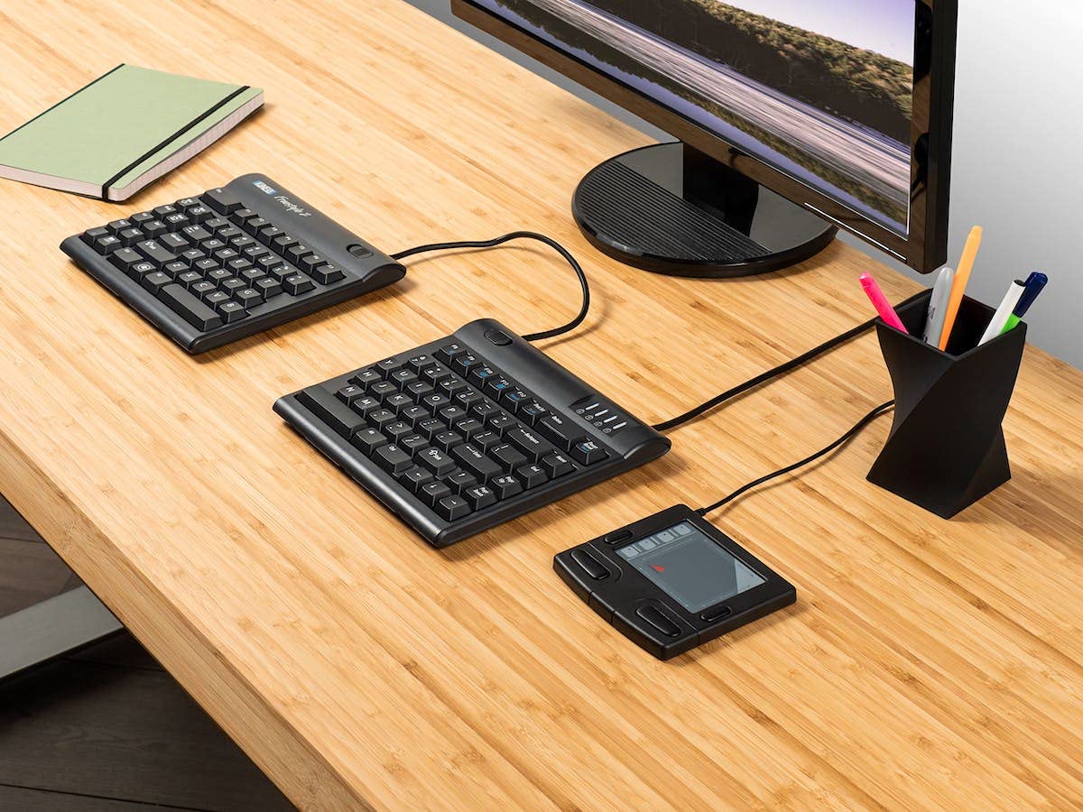 Kinesis Freestyle2 Keyboard For Pc Kb800Pb-Us