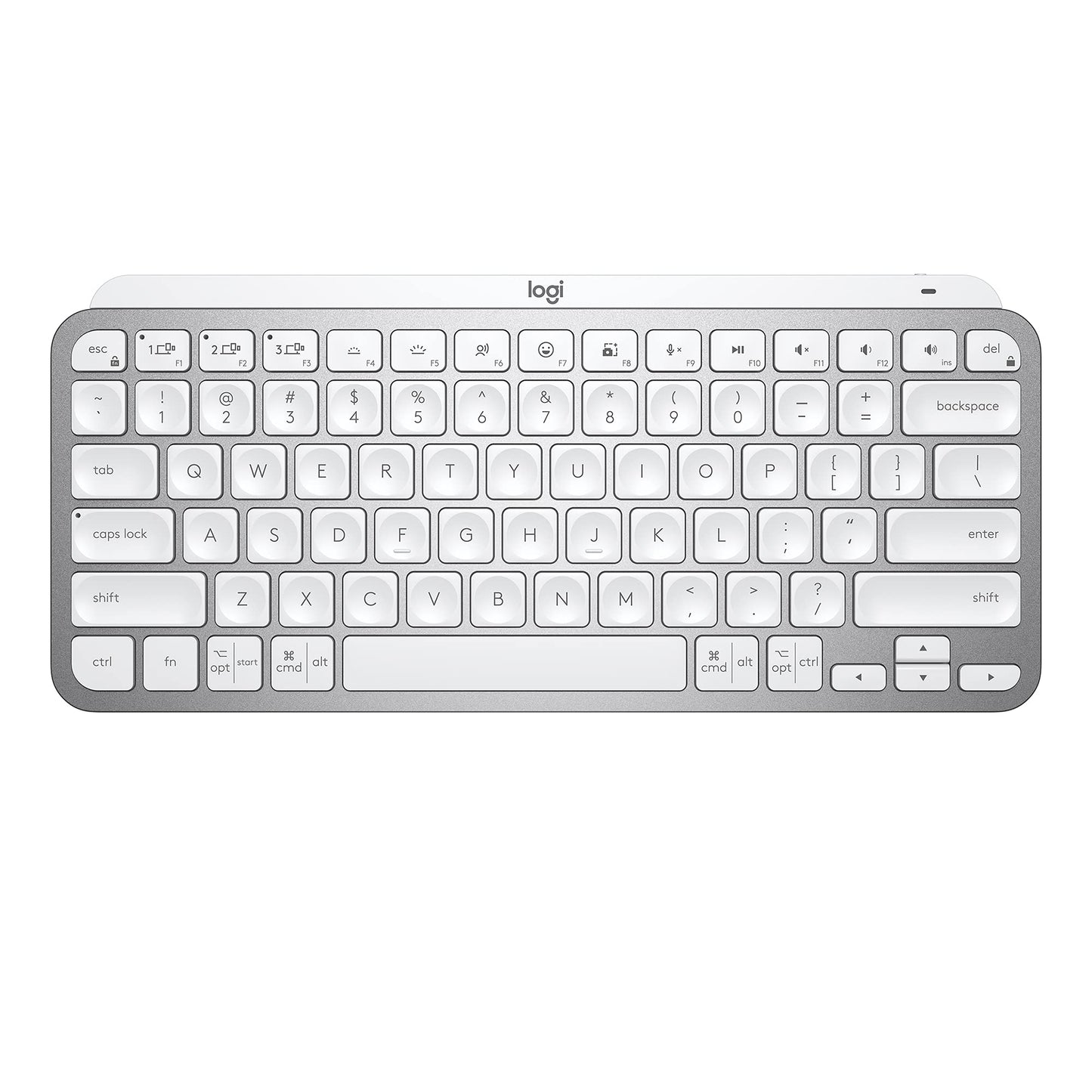 Logitech Mx Keys Mini Minimalist Wireless Illuminated Keyboard, Compact, Bluetooth, Backlit, Usb-C, Compatible With Apple Macos,