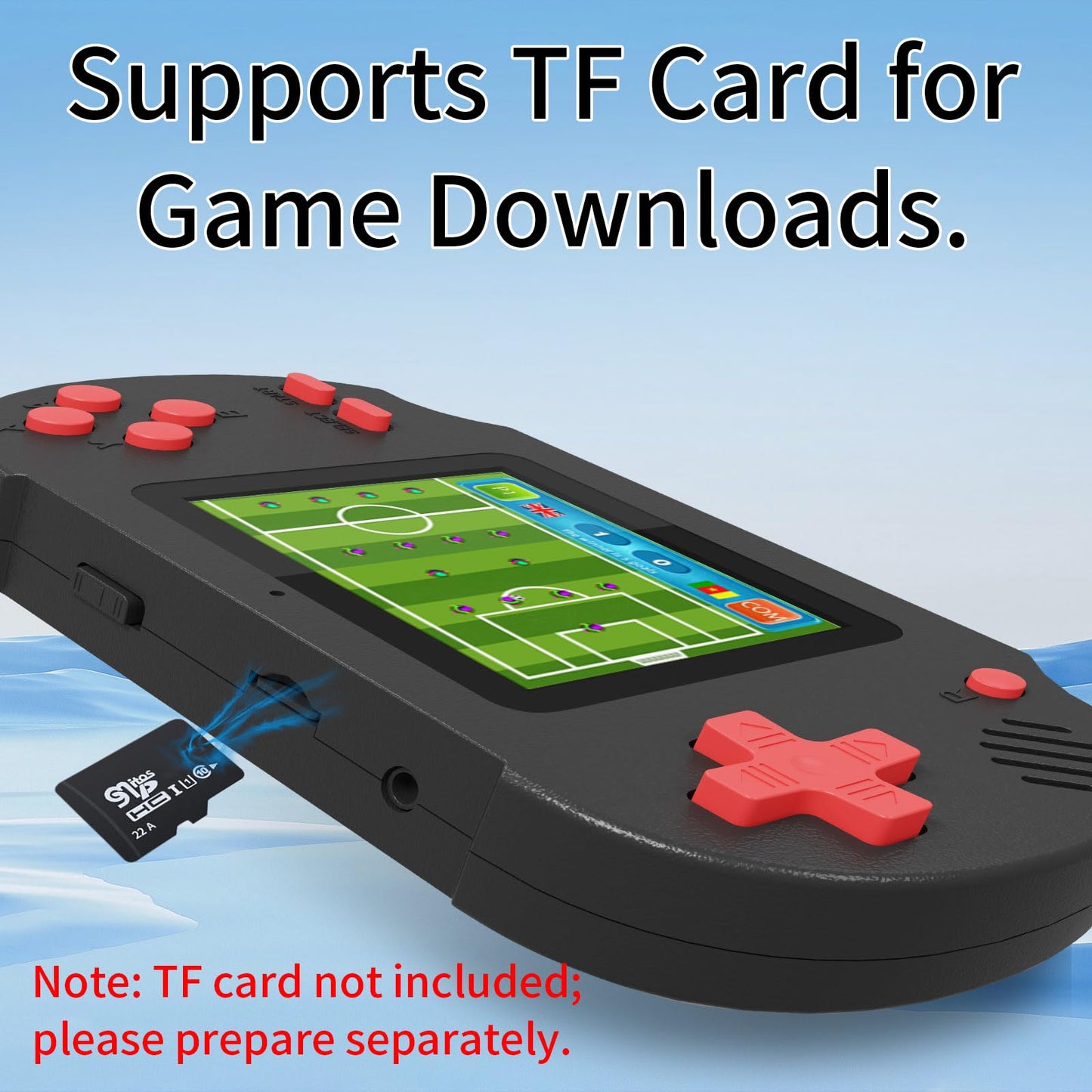 Damcoola Handheld Game Console for Kids, Built-in 300 Games, Including 137 Classic 16-bit Titles. Features a 3.0-inch Large Screen. A for Kids who Love Retro Gaming Fun!