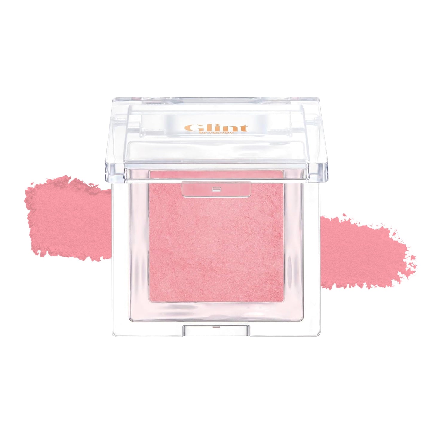Glint Baked Blush (Tulip On, 0.08oz) - Long-Lasting, All-Day Face Blush Powder for a Natural Look. Korean Skin Care, Korean Make
