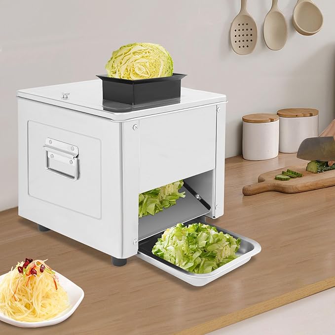 850W Electric Meat Cutter Machine 5mm Electric Meat Slicer Shredded Cutting Machine, 330lb/h Stainless Steel Food Cutting Slicer for Family and Commercial Use (Meat thickness: 5mm)