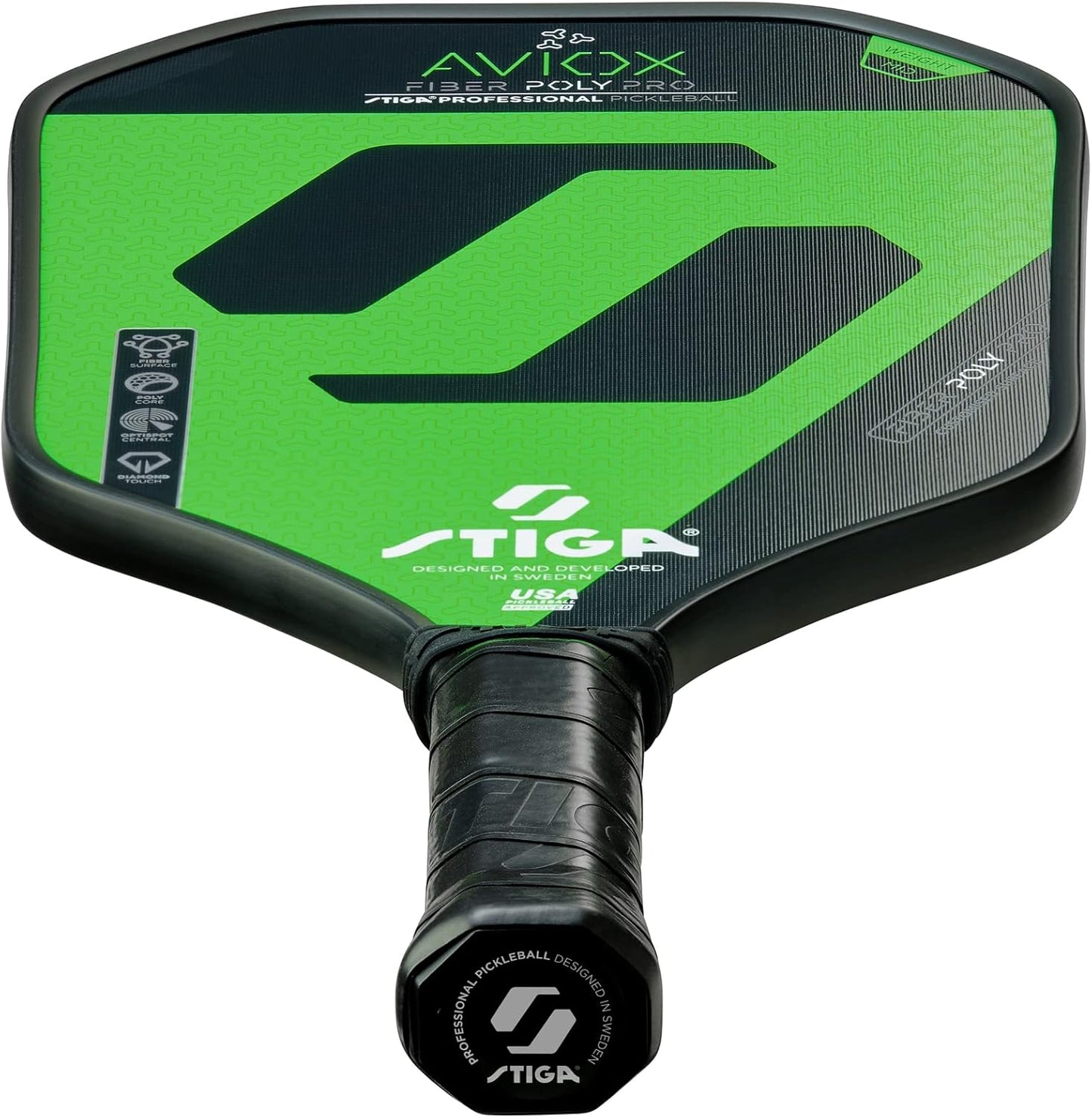 STIGA Aviox Pickleball Paddle | Midweight Paddle - USAPA Approved - Designed in Sweden