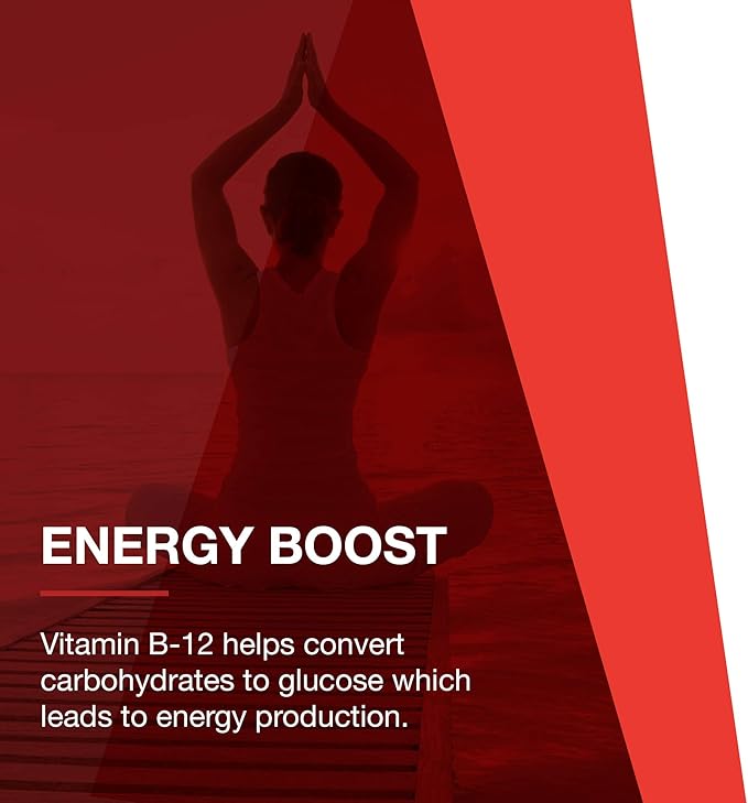 Protocol Nutri-Dose B-12 10,000mcg - Liquid Vitamin B-12 - for Energy Support, Nerve Health & Metabolism Support* - with Folate & Biotin - Convenient Vials - High Potency B-12-12 Vials