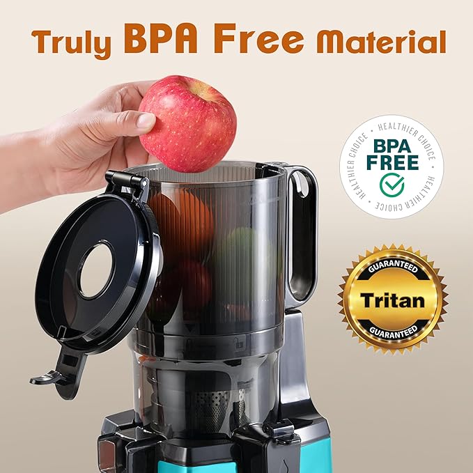 Fretta Juicer Machine, 5.3'' Wide Feed Chute Juicer Machines