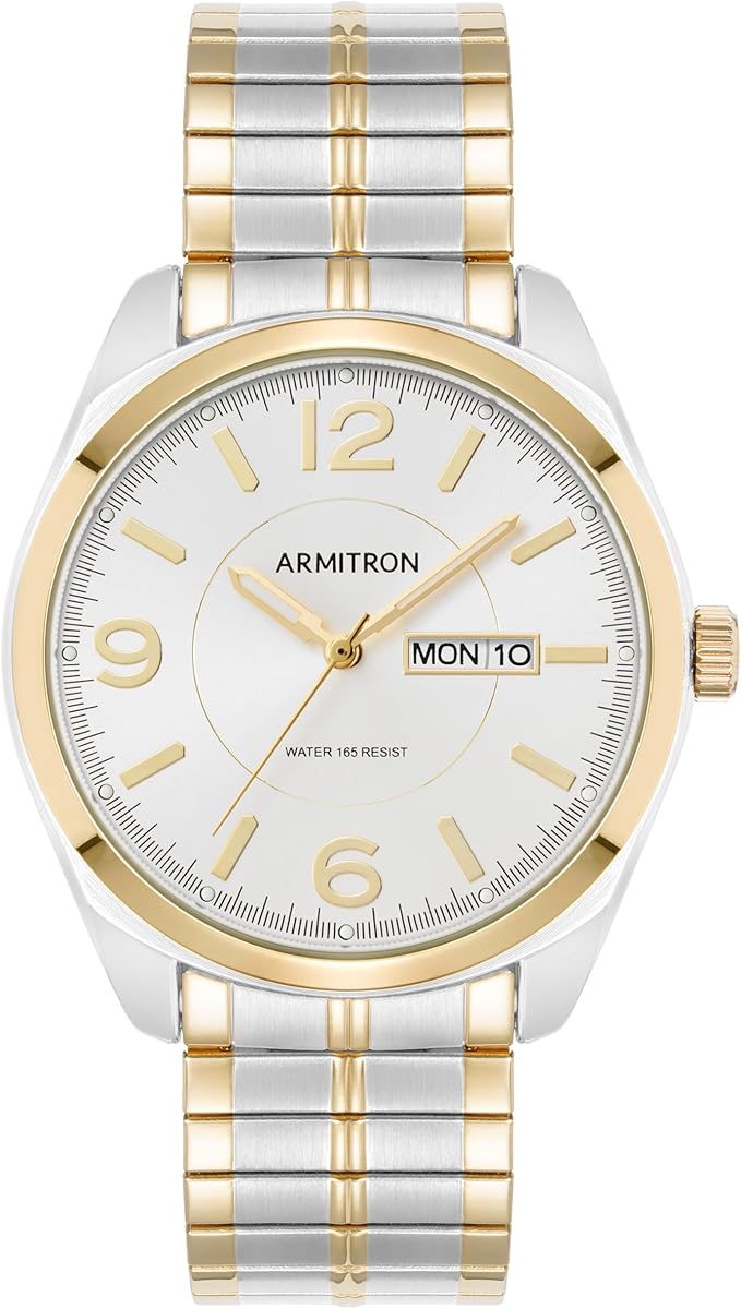 Armitron Men's Day-Date Function Expansion Band Watch, 20-4591