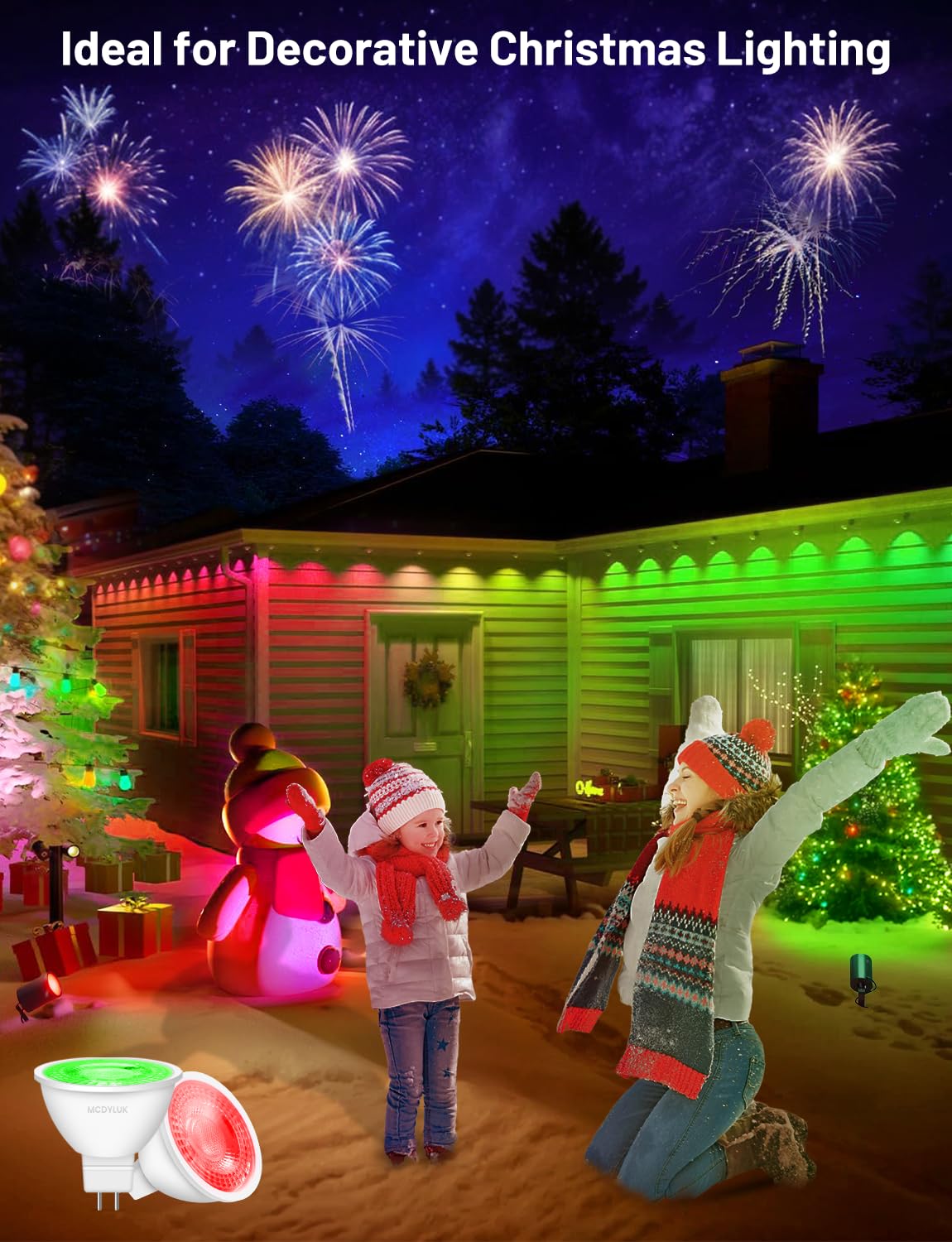 Mcdyluk Led Mr16 Red Light Bulb 4W  20W 35W 50W Halogen Equivalent  12V Low Voltage Gu5.3 Bi-Pin Led Red Bulbs For Christmas Outdoor Landscape Yard Garden Tree Pool Holiday Lighting  38 Deg  6 Pack
