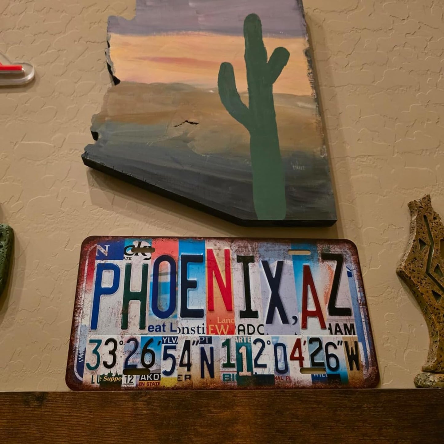Vintage City Wall Decor Denver,Co License Plate Metal Sign Tin Signs Poster