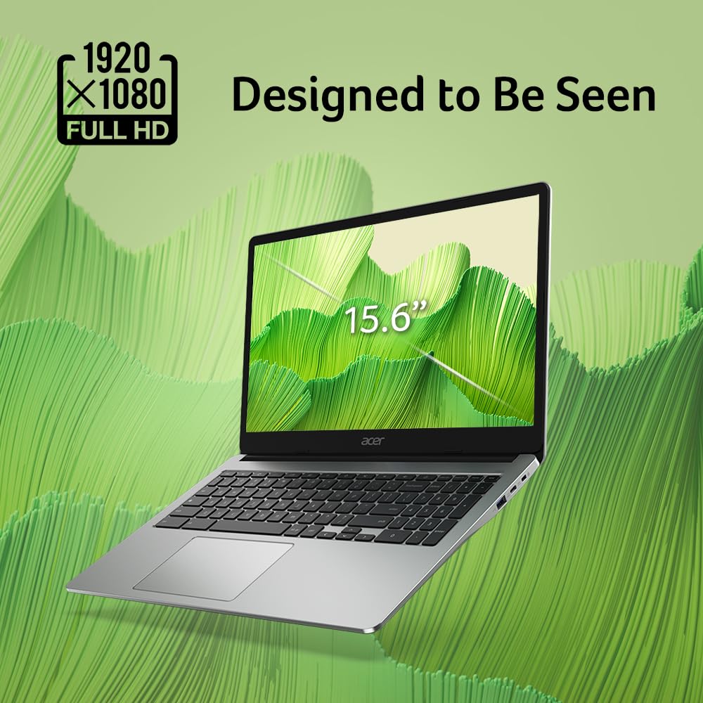 Acer Chromebook 315 Laptop | Intel Celeron N5100 | 15.6 Full Hd Ips Display | Intel Uhd Graphics | 8Gb Lpddr4X | 64Gb Emmc | Wi-