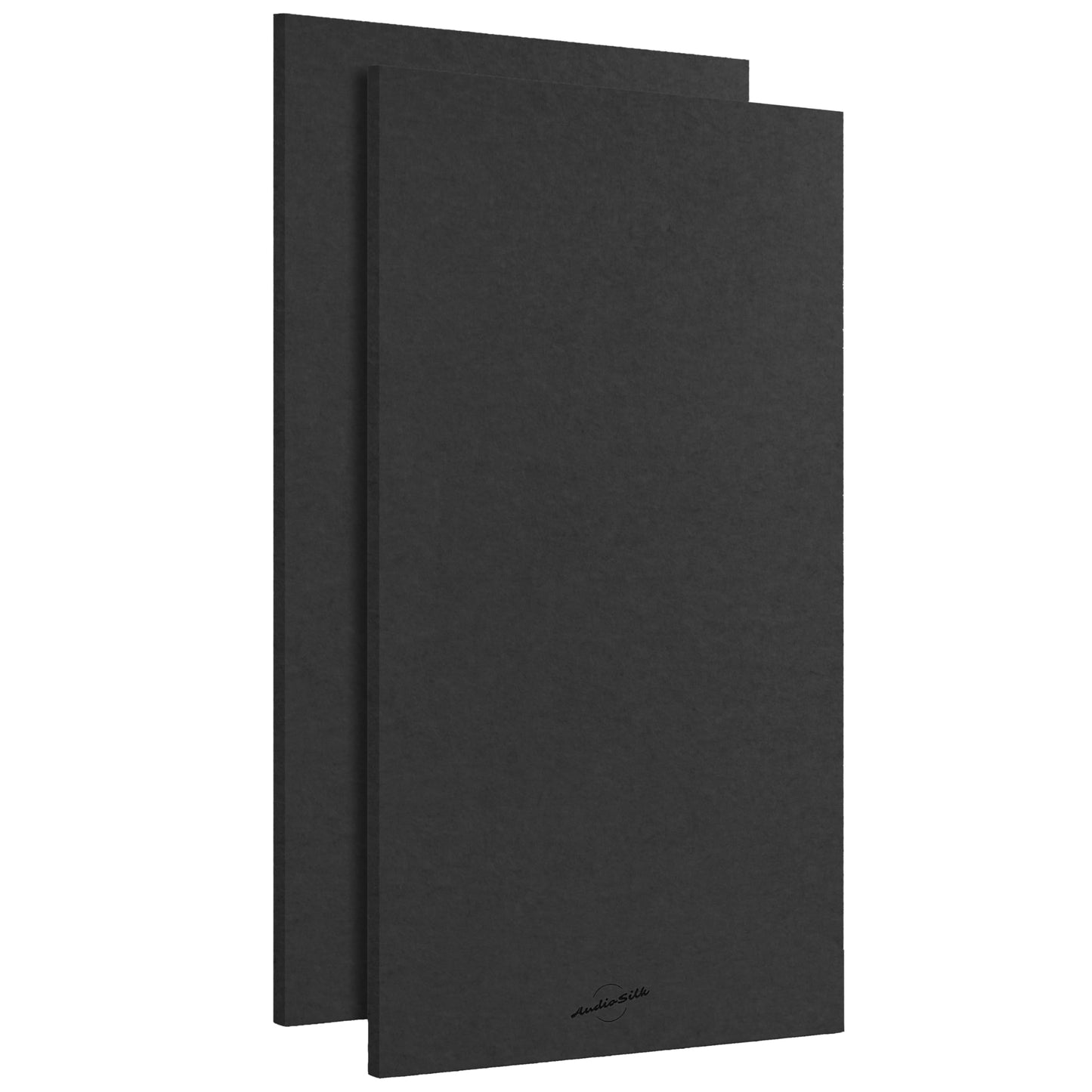 AudioSilk Acoustic Panels, 2 Pack, Large, 46 x 23, Black