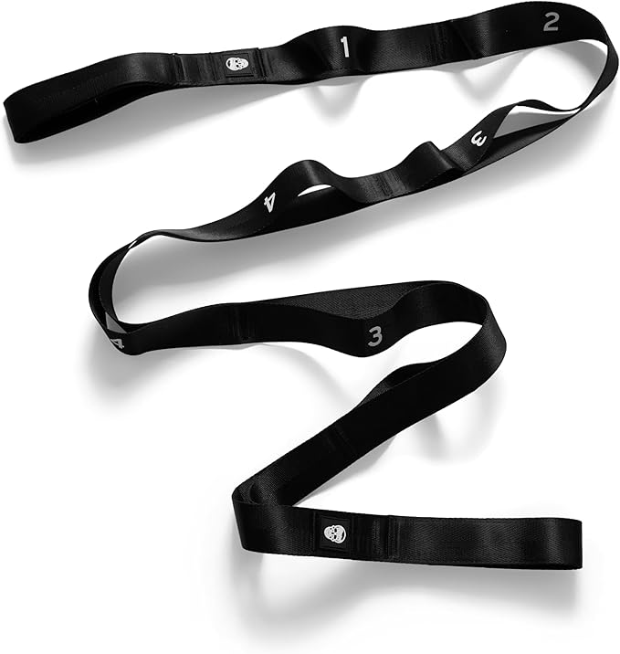 Gymreapers Stretching Strap with Loops – Yoga Straps for Stretching – Physical Therapy Equipment & Leg Exercise Stretch Ba...